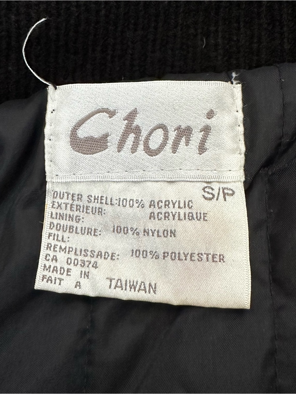 Vintage 80s Chori Oversized Colourblock Geometric Knit Bomber Jacket Pink Teal S - Picture 2 of 10